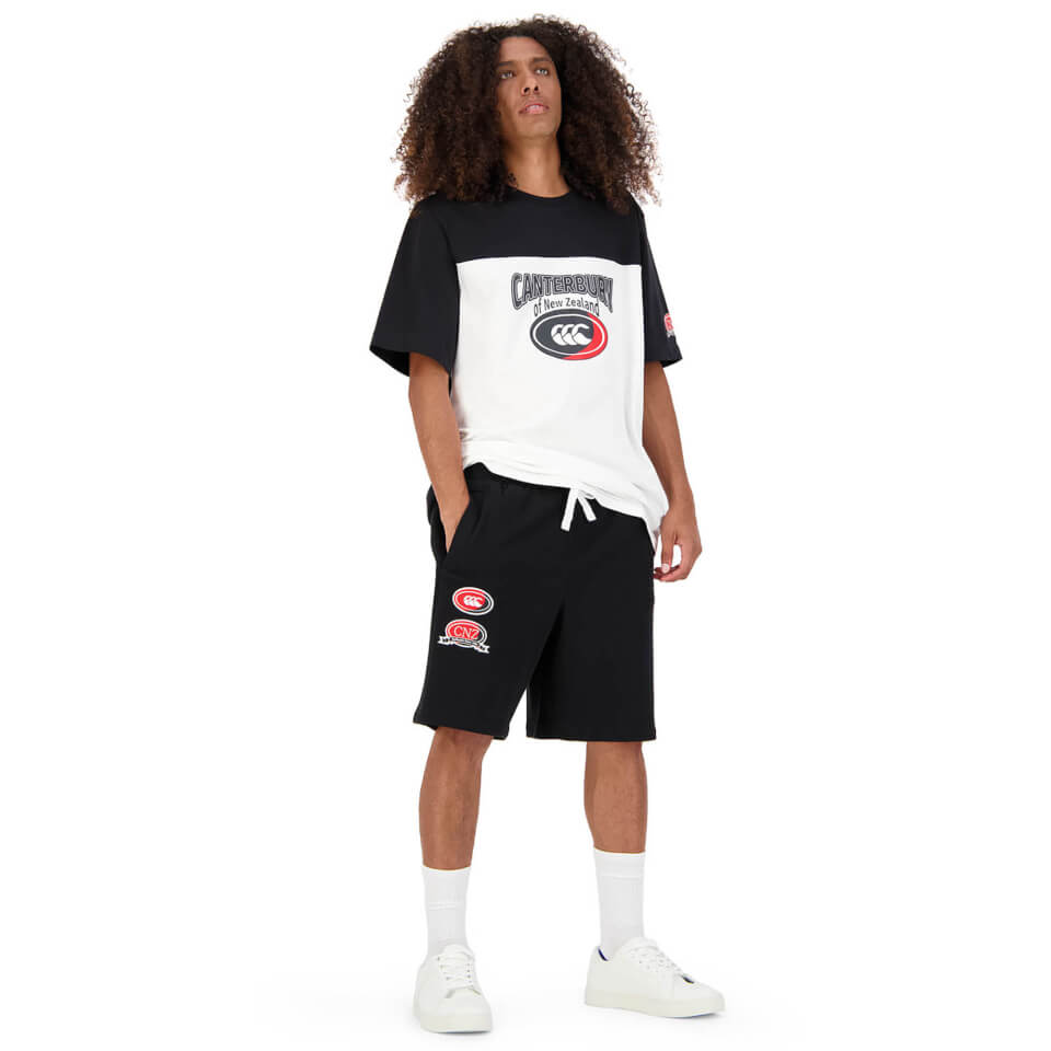 Mens Rugger Sweat Short in Black