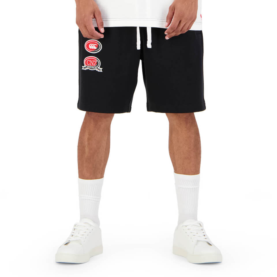 Mens Rugger Sweat Short in Black