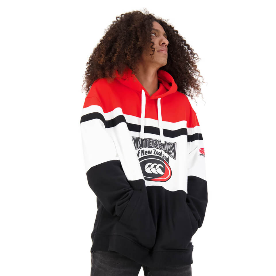 Mens Rugger Hoodie in Black