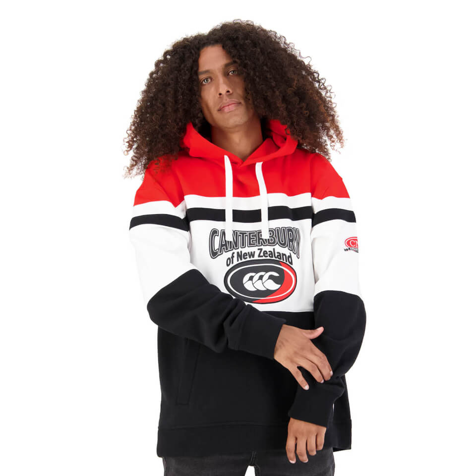 Mens Rugger Hoodie in Black