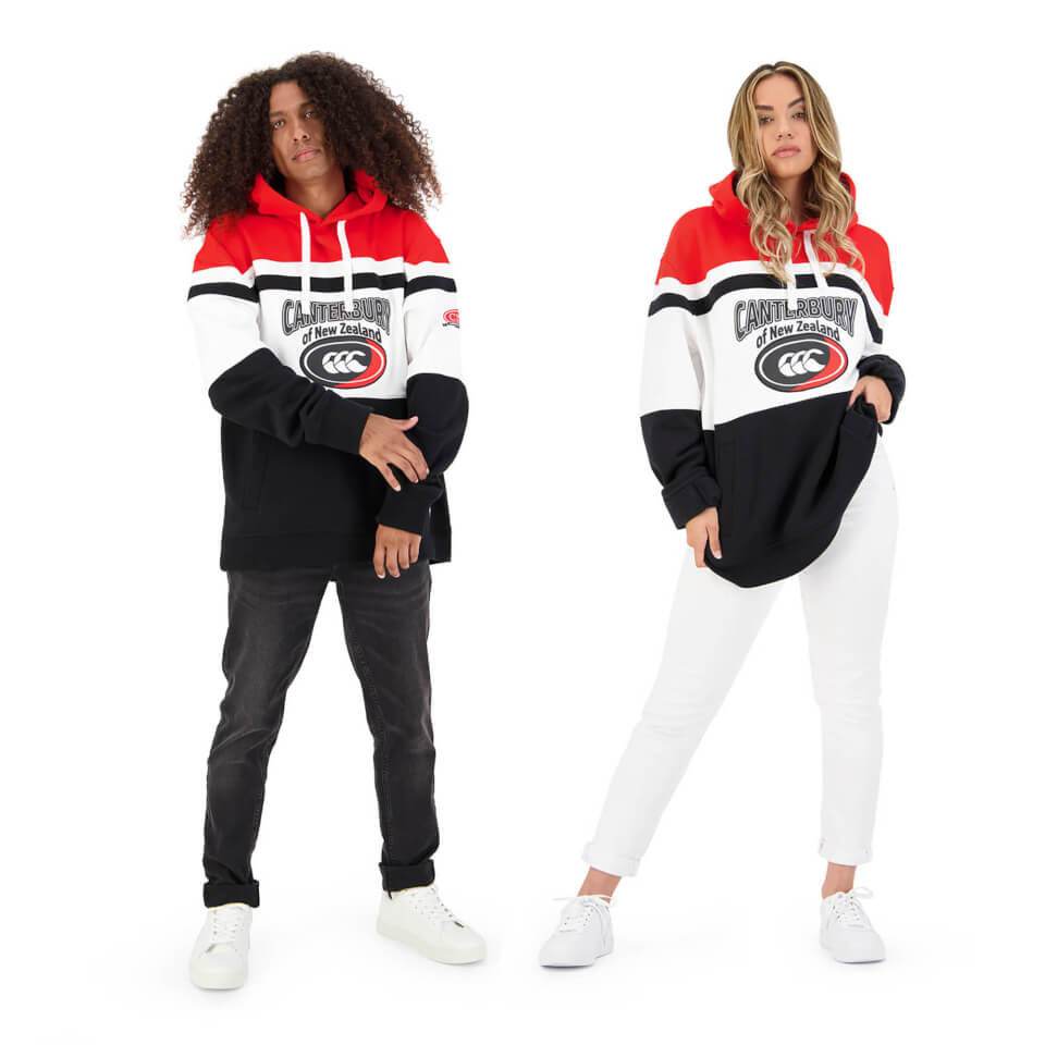 Mens Rugger Hoodie in Black