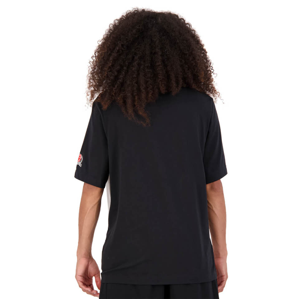 Mens Rugger Large Logo T-Shirt in Black