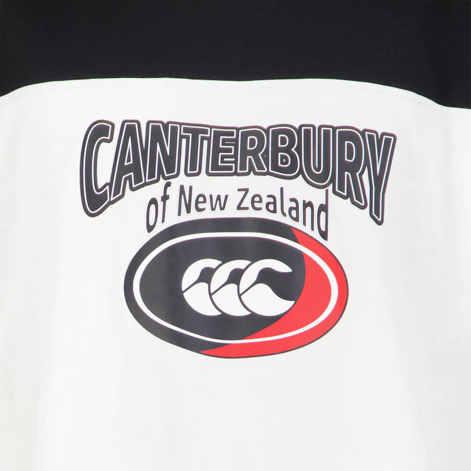 Mens Rugger Large Logo T-Shirt in Black