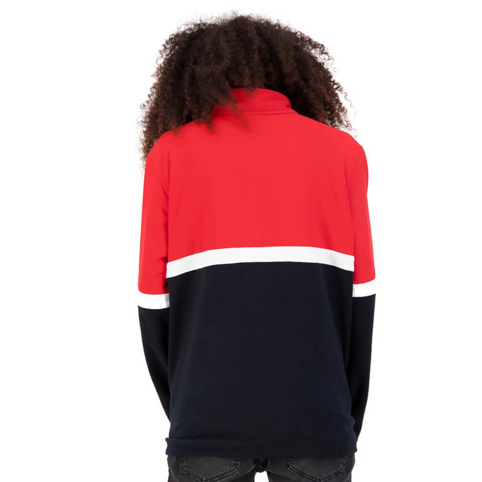 Mens Rugger 1/4 Zip Fleece in Black