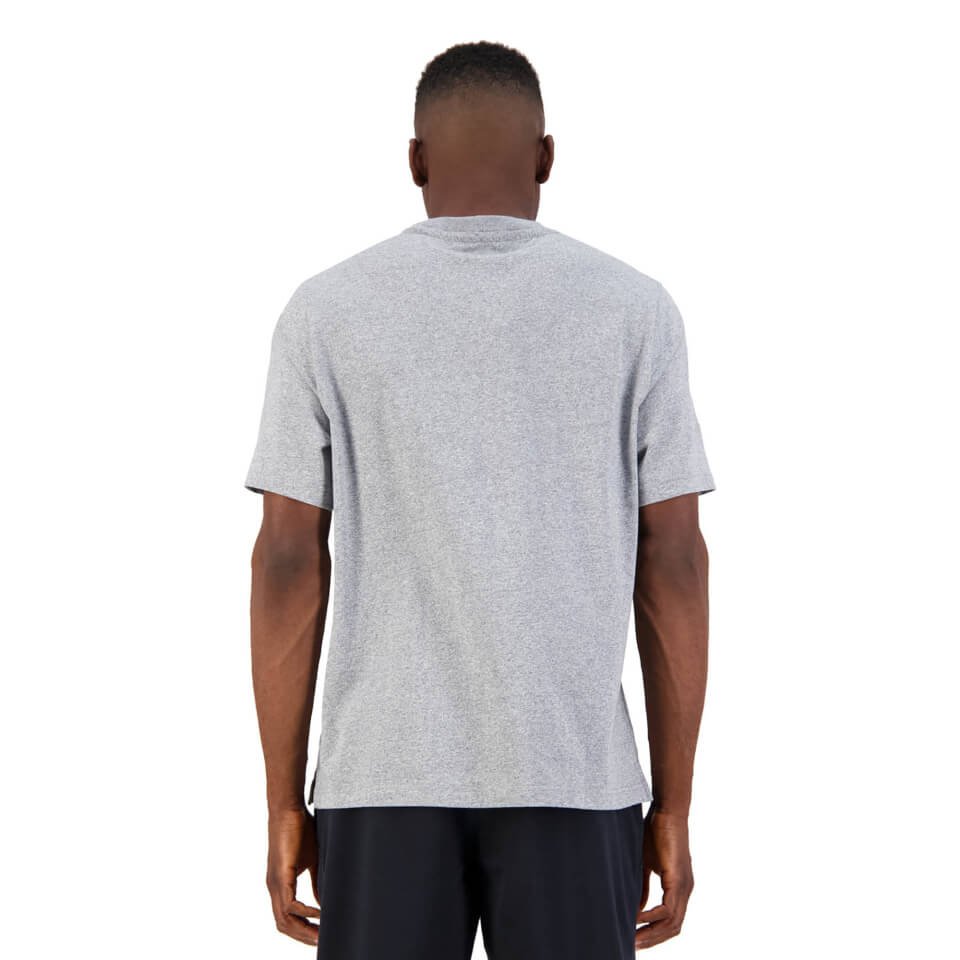 Mens of NZ Short Sleeve Tonal Graphic T-Shirt in Grey