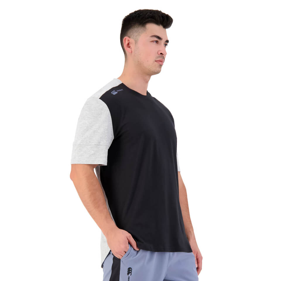 Mens Vapodri Formation Short Sleeve T-Shirt in Black
