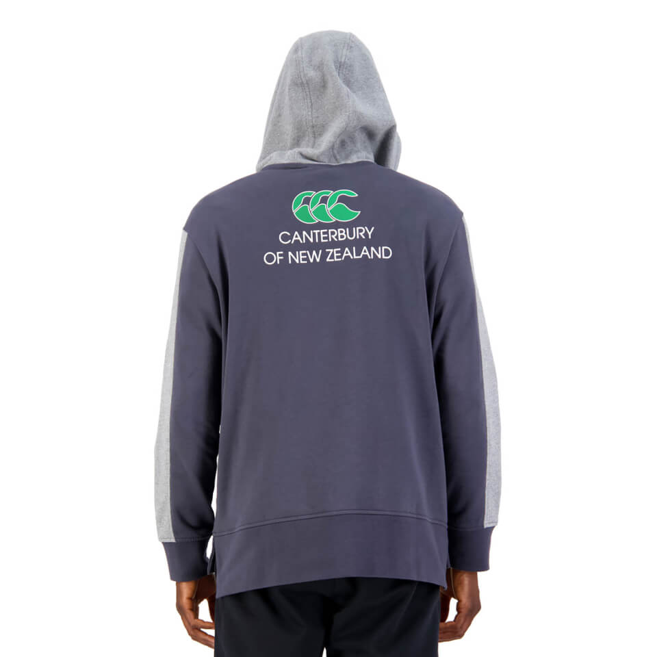 MENS OF NZ OVER HEAD HOODIE - DARK GREY