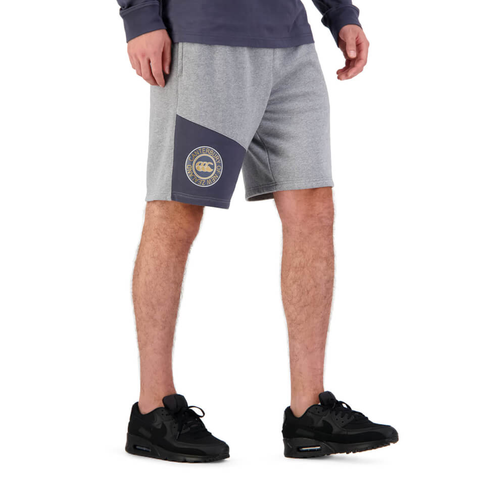 Mens of NZ Knit 9" Short in Grey Marl