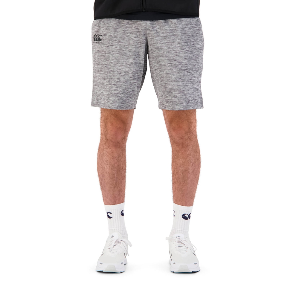 MENS VAPODRI 9" KNIT SHORT GREY