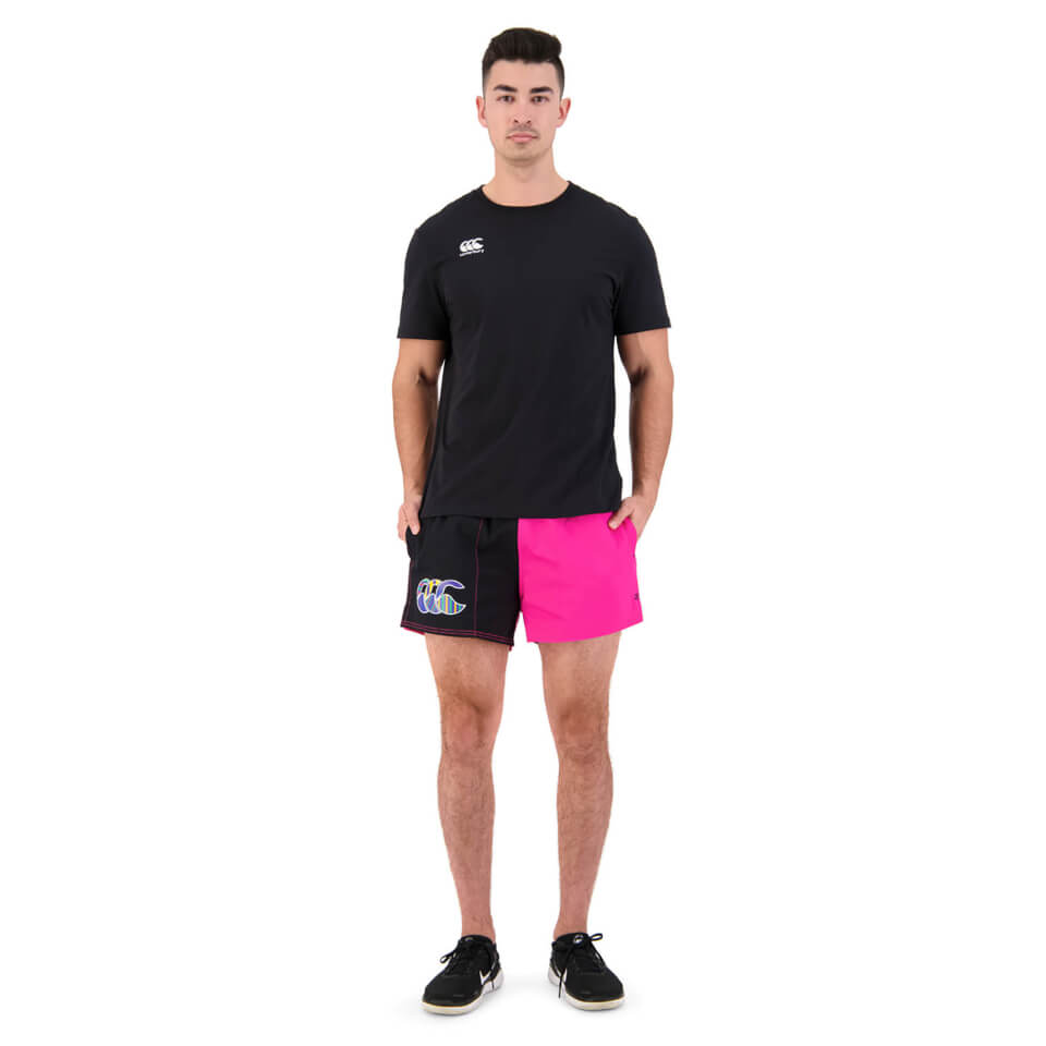 Mens Uglies 3" Harlequin Short in Pink