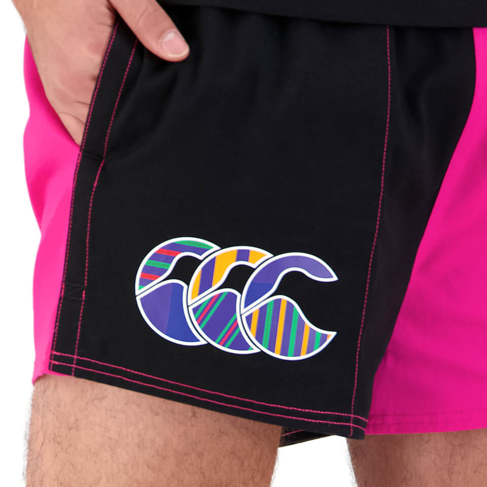Mens Uglies 3" Harlequin Short in Pink