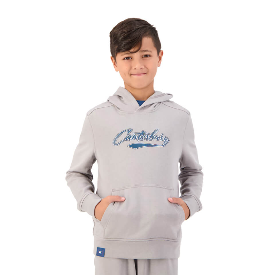 KIDS PITCH 3.0 OVER HEAD HOODIE - GREY