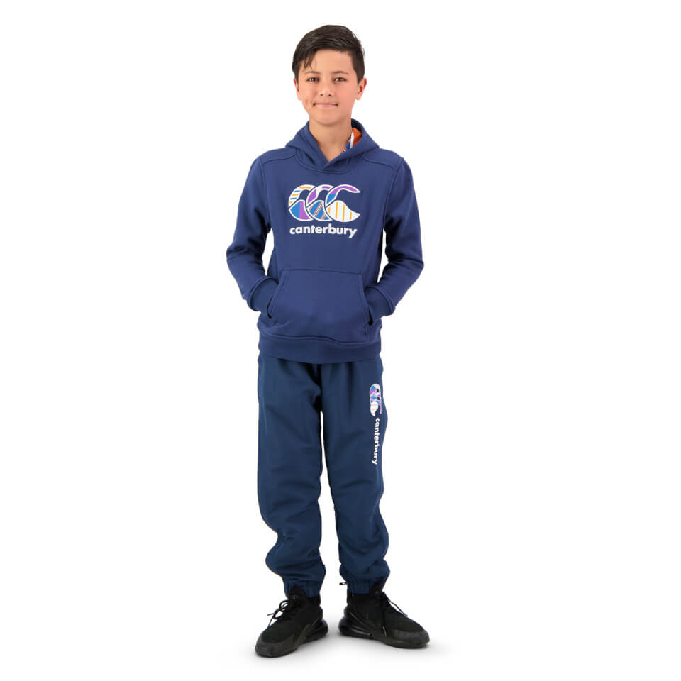 Kids Uglies Tapered Cuff Stadium Pant in Ocean Blue