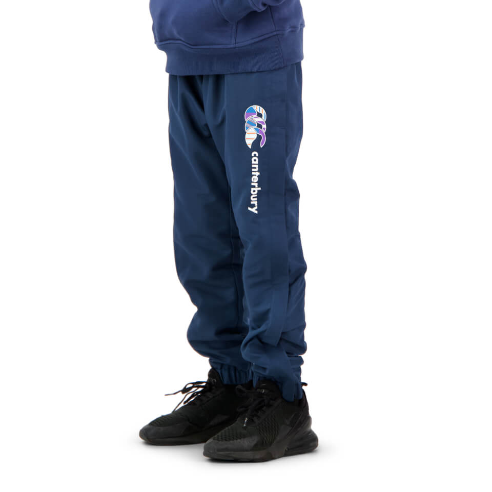 Kids Uglies Tapered Cuff Stadium Pant in Ocean Blue