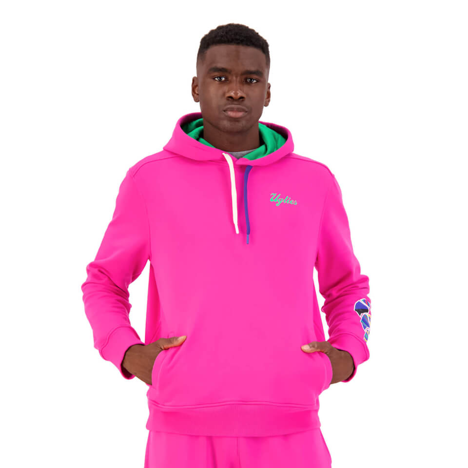 Mens Uglies Everyday Hoodie in Fuschia