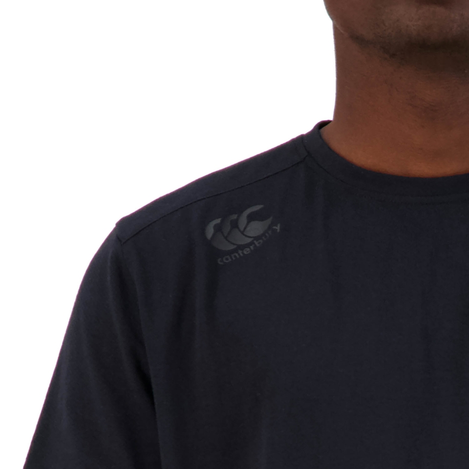 MEN'S VAPODRI SHORT SLEEVE TEMPO T-SHIRT IN JET BLACK