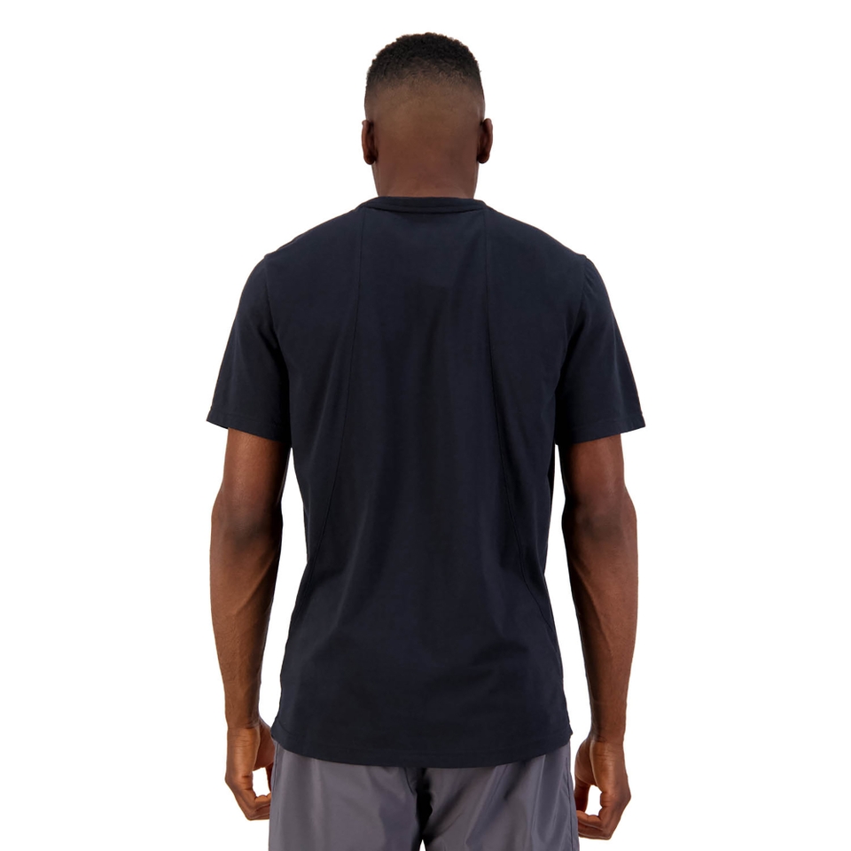 MENS VAPODRI SHORT SLEEVE TEMPO T-SHIRT - BLACK