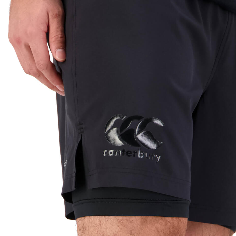 CANTERBURY Men's VAPODRI 7" TEMPO 2 IN 1 SHORT - BLACK