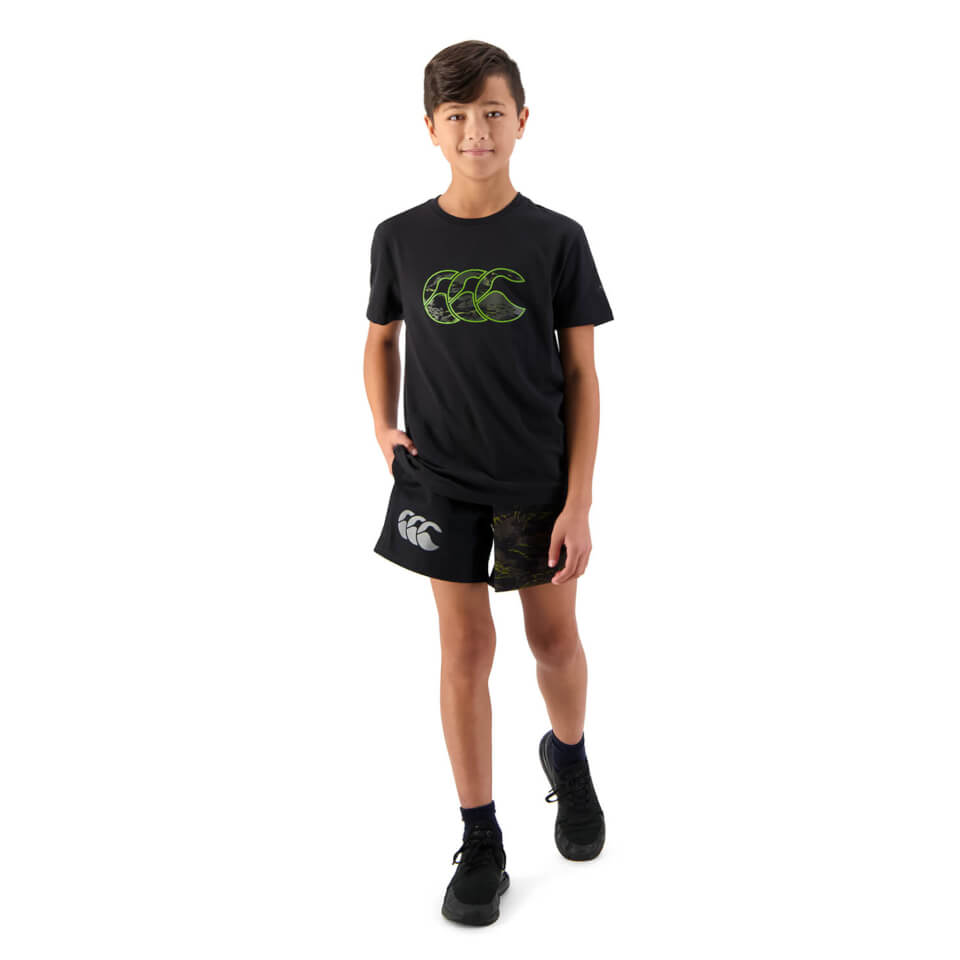 Kids Militia Short Sleeve T-Shirt in Black