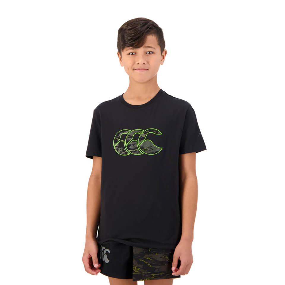 Kids Militia Short Sleeve T-Shirt in Black