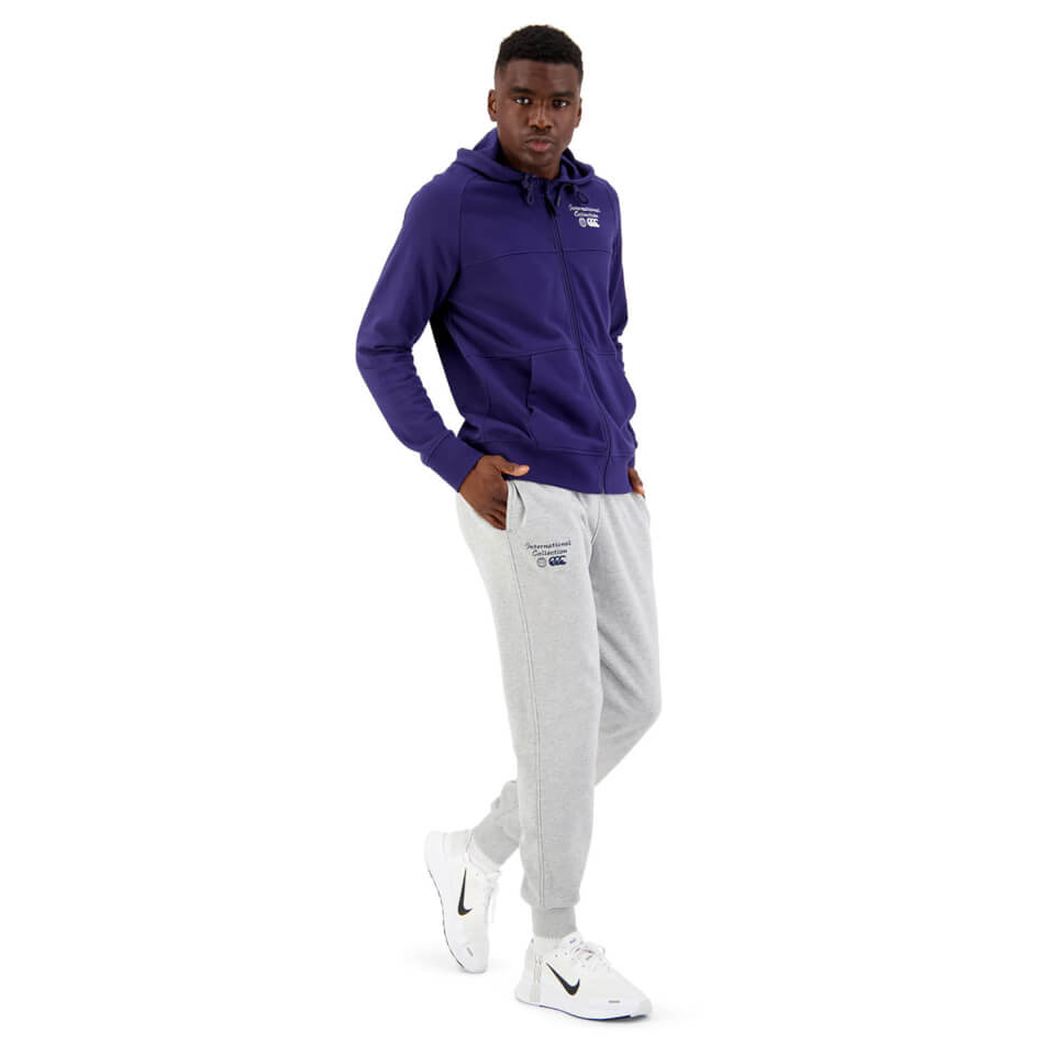 MENS INTERNATIONAL TAPER LEG TRACK PANT - GREY