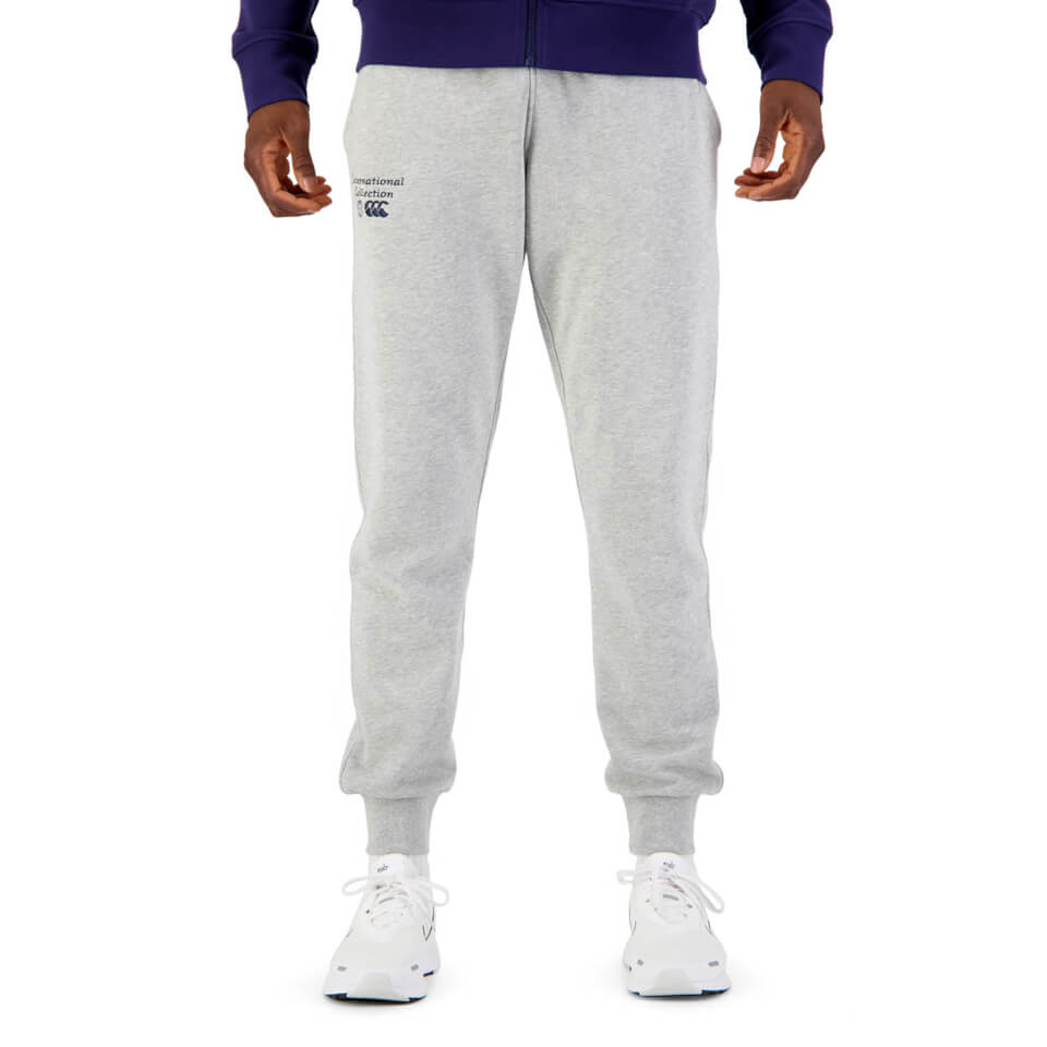 MENS INTERNATIONAL TAPER LEG TRACK PANT - GREY