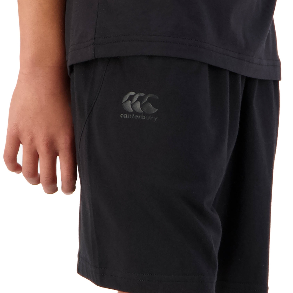KIDS STAPLE KNIT SHORT BLACK