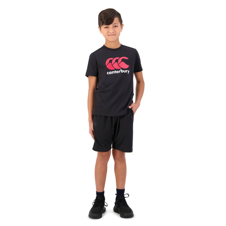 KIDS STAPLE KNIT SHORT BLACK