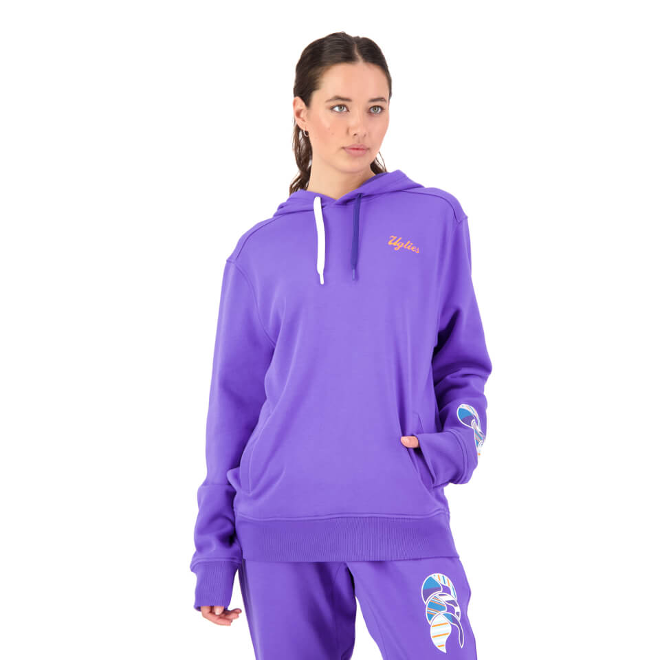 Womens Uglies Boyfriend Hoodie in Purple