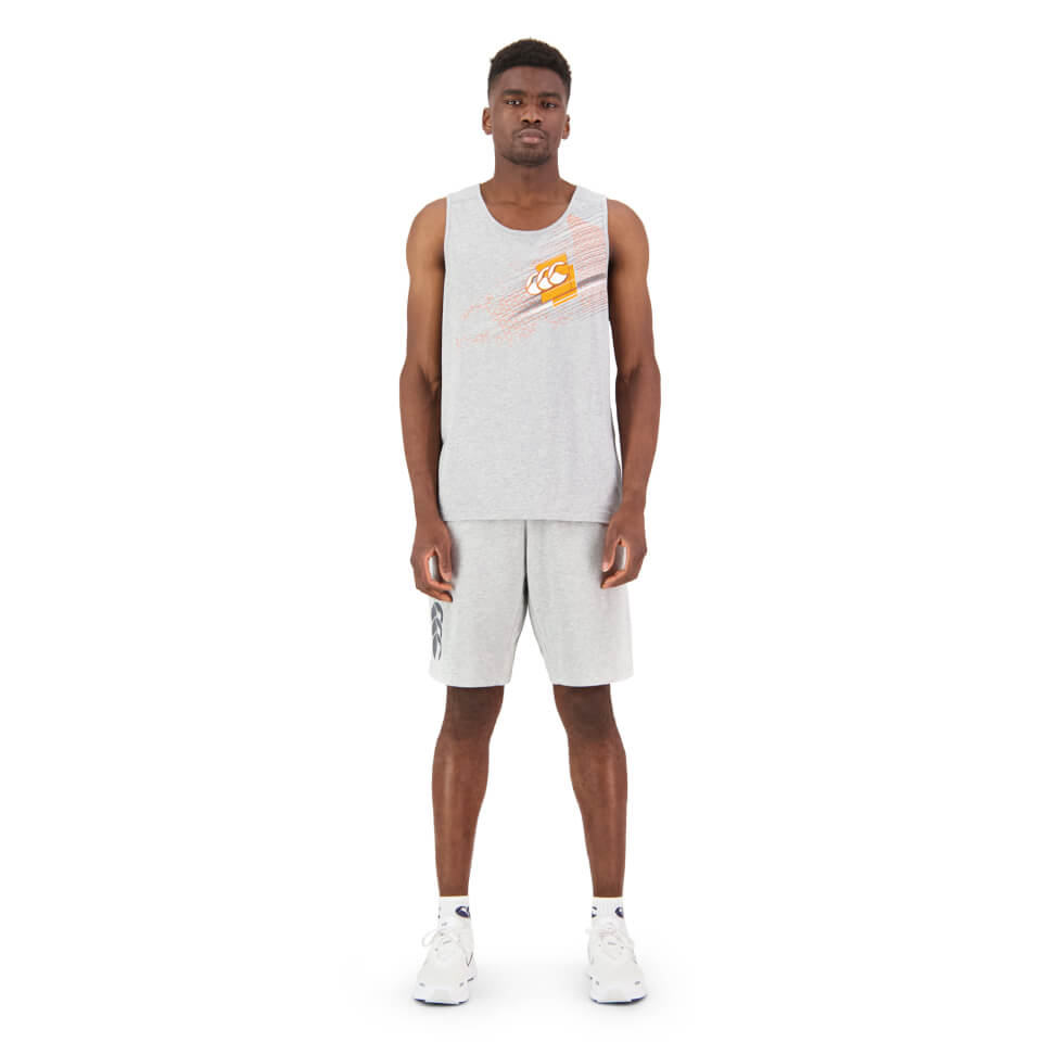 Mens Fundamentals Singlet in Grey