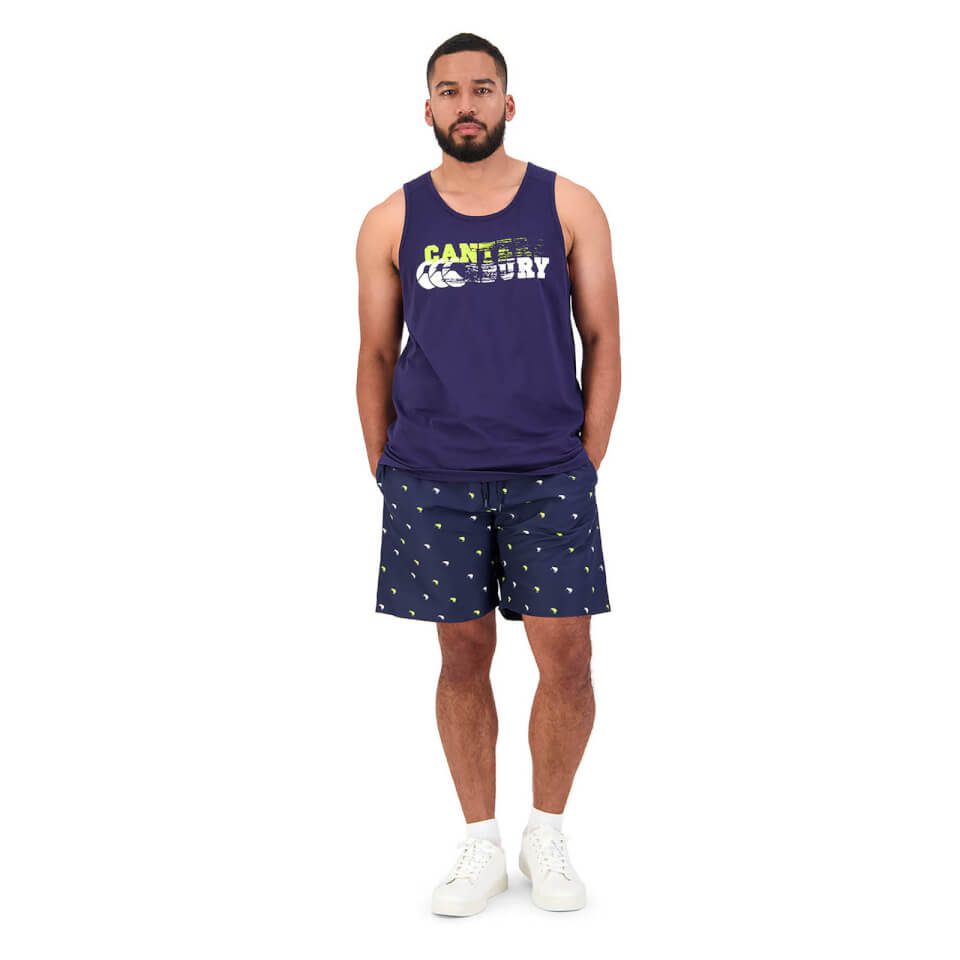Mens Awning Short in Blue