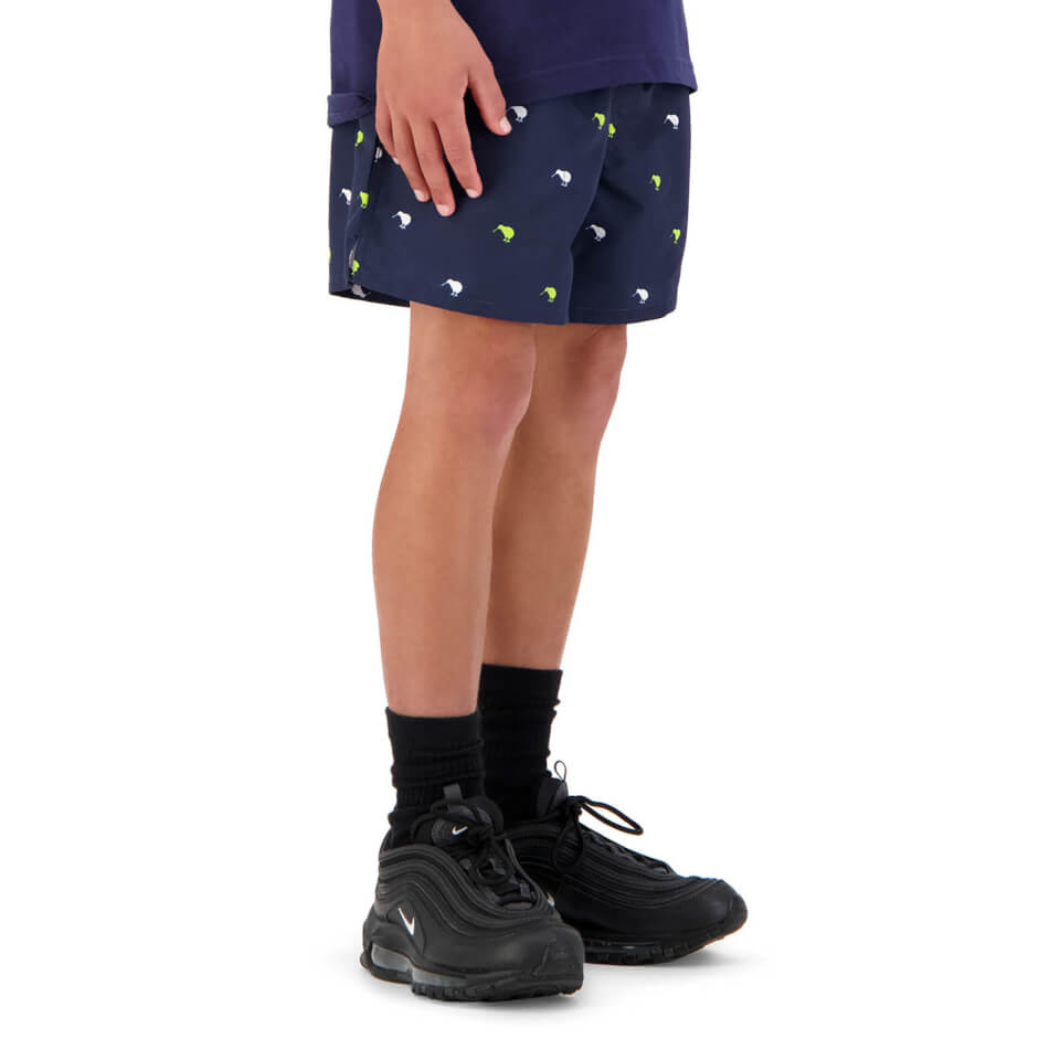 KIDS PRINTED TACTIC SHORT - BLUE