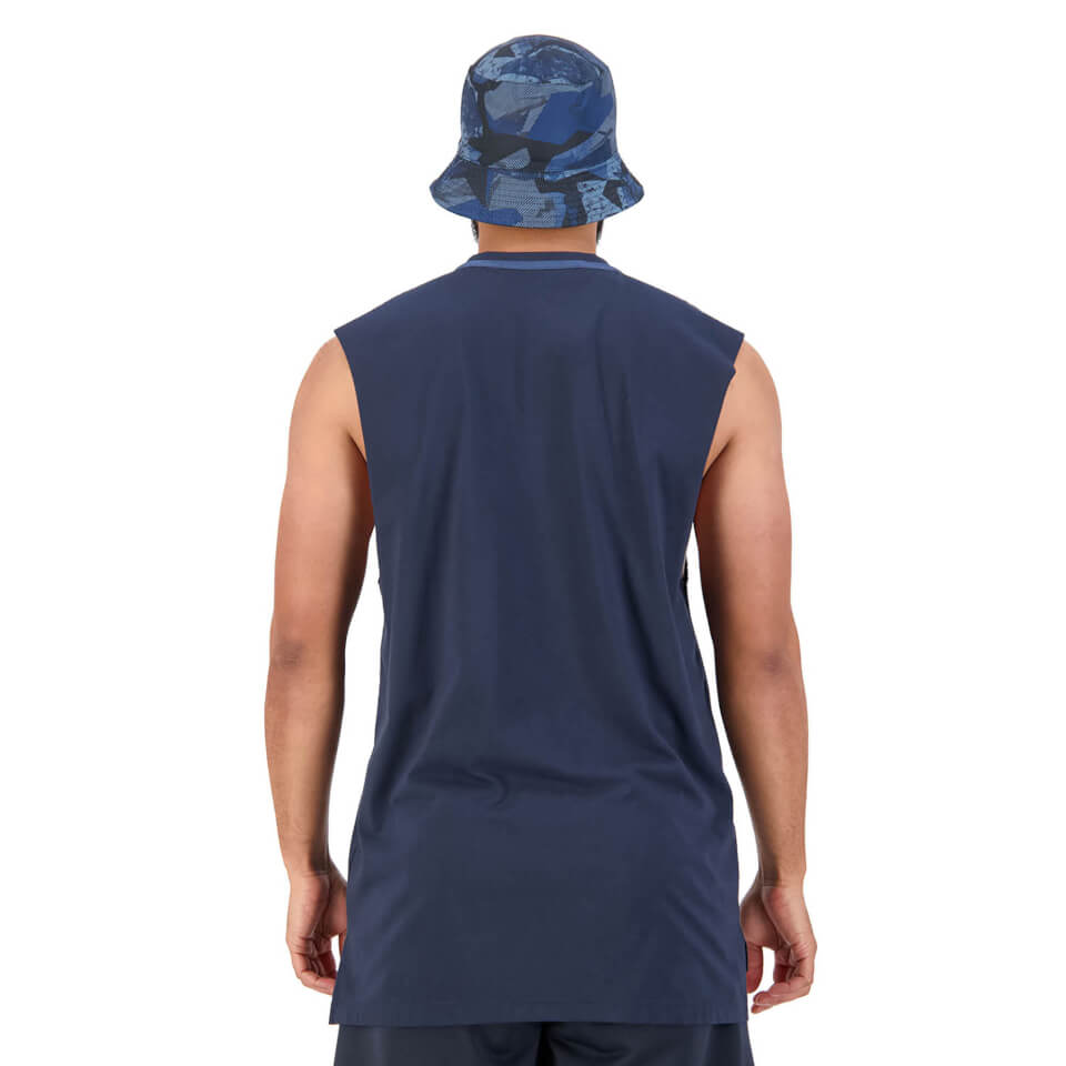 Mens Militia Singlet in Black