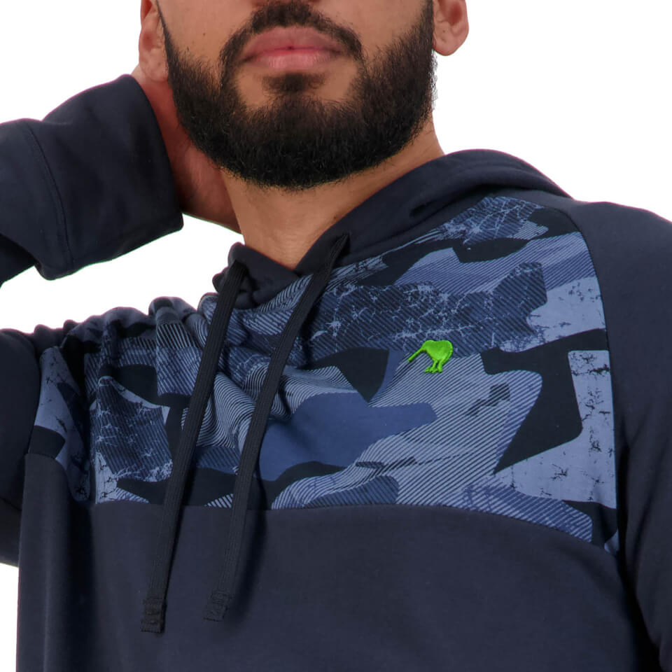 Men's Militia Over Head Hoodie in Blue