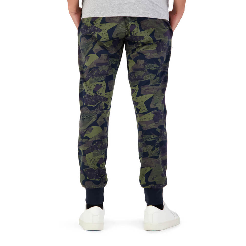 Mens Militia Taper Leg 32" Track Pant in Green