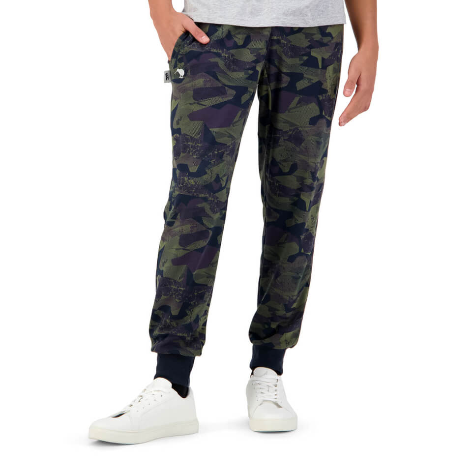 Mens Militia Taper Leg 32" Track Pant in Green