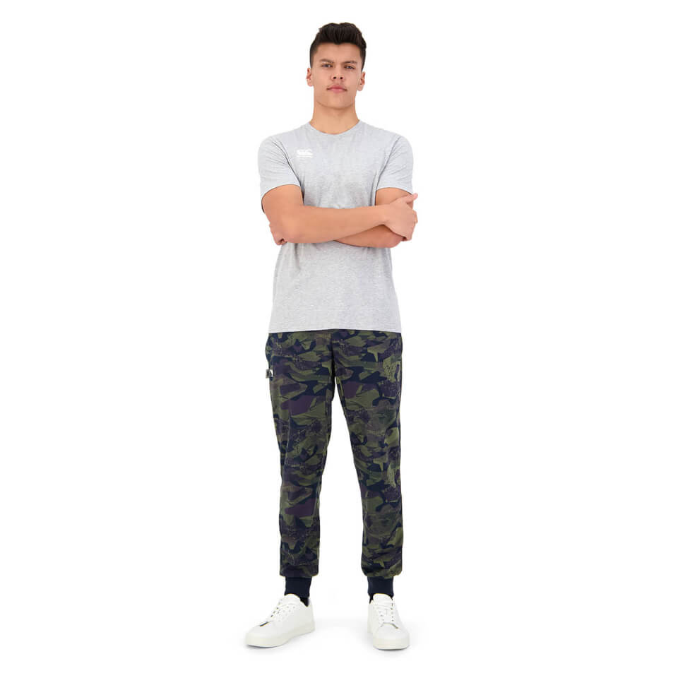 Mens Militia Taper Leg 32" Track Pant in Green