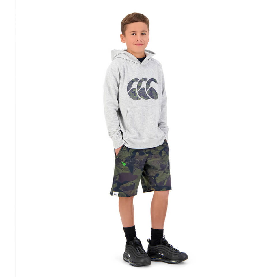 Kids Militia Over Head Hoodie in Grey