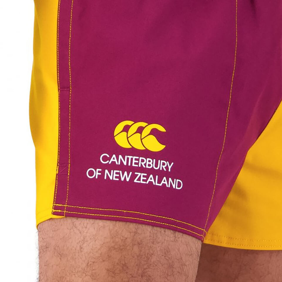 Mens of NZ Harlequin 3" Short in Maroon
