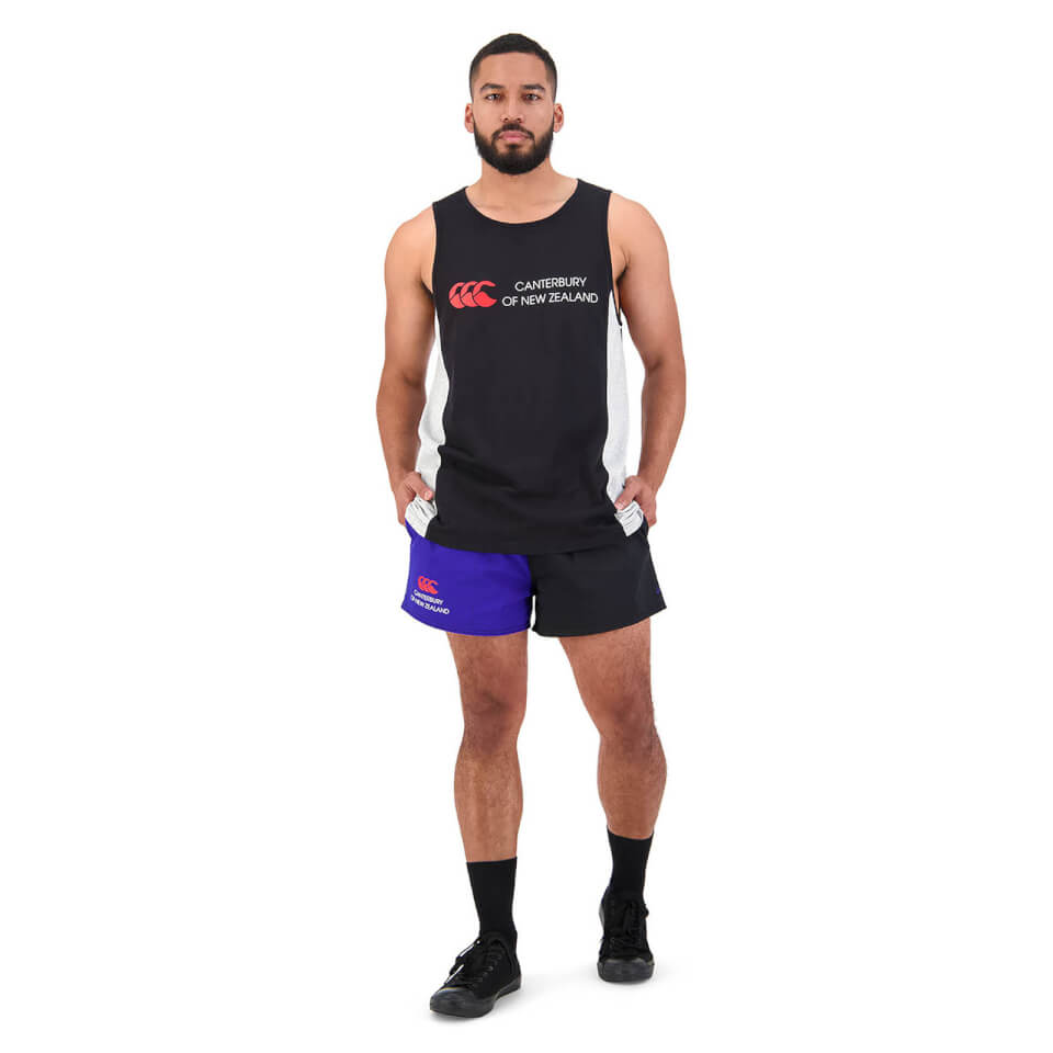 Men's of NZ Harlequin 3" Short in Royal Blue
