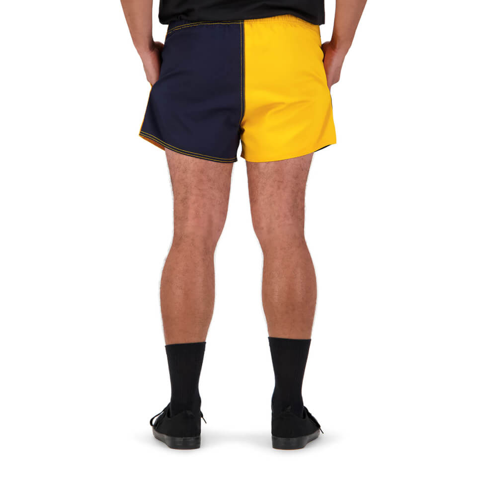 Mens of NZ Harlequin 3" Short in Yellow