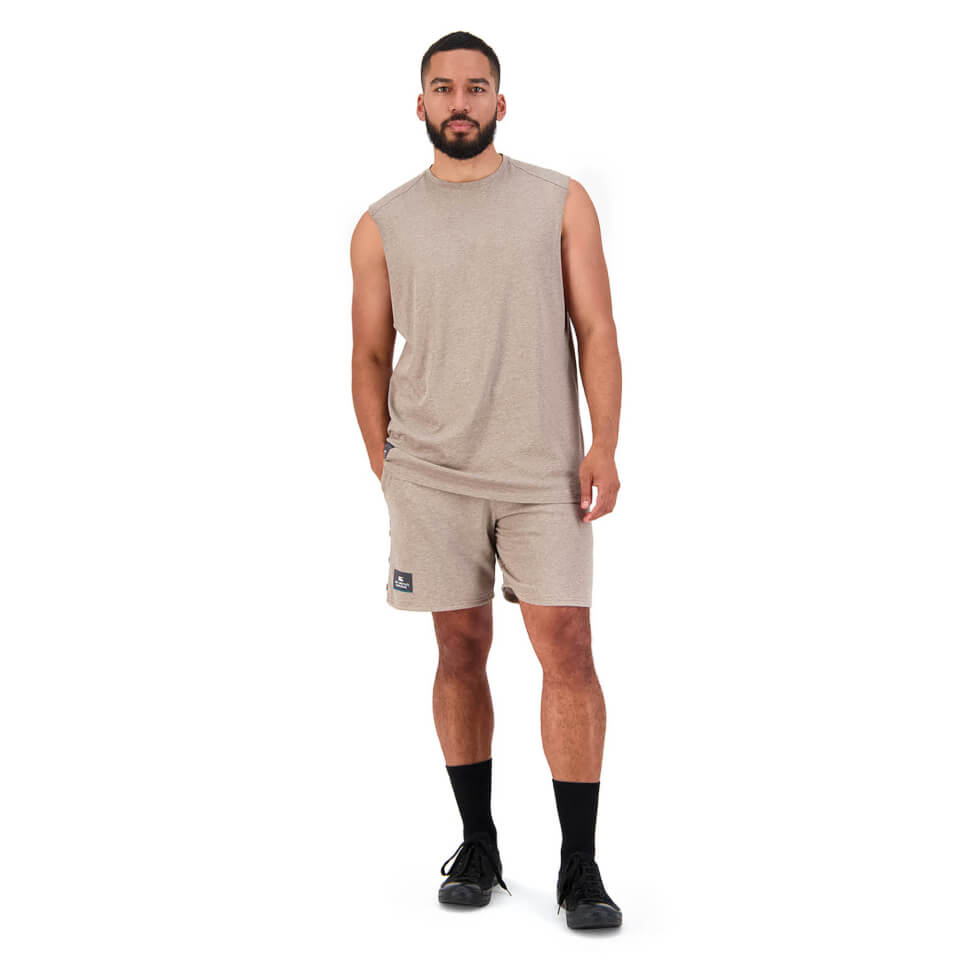 MENS REVOLT SINGLET - BEIGE