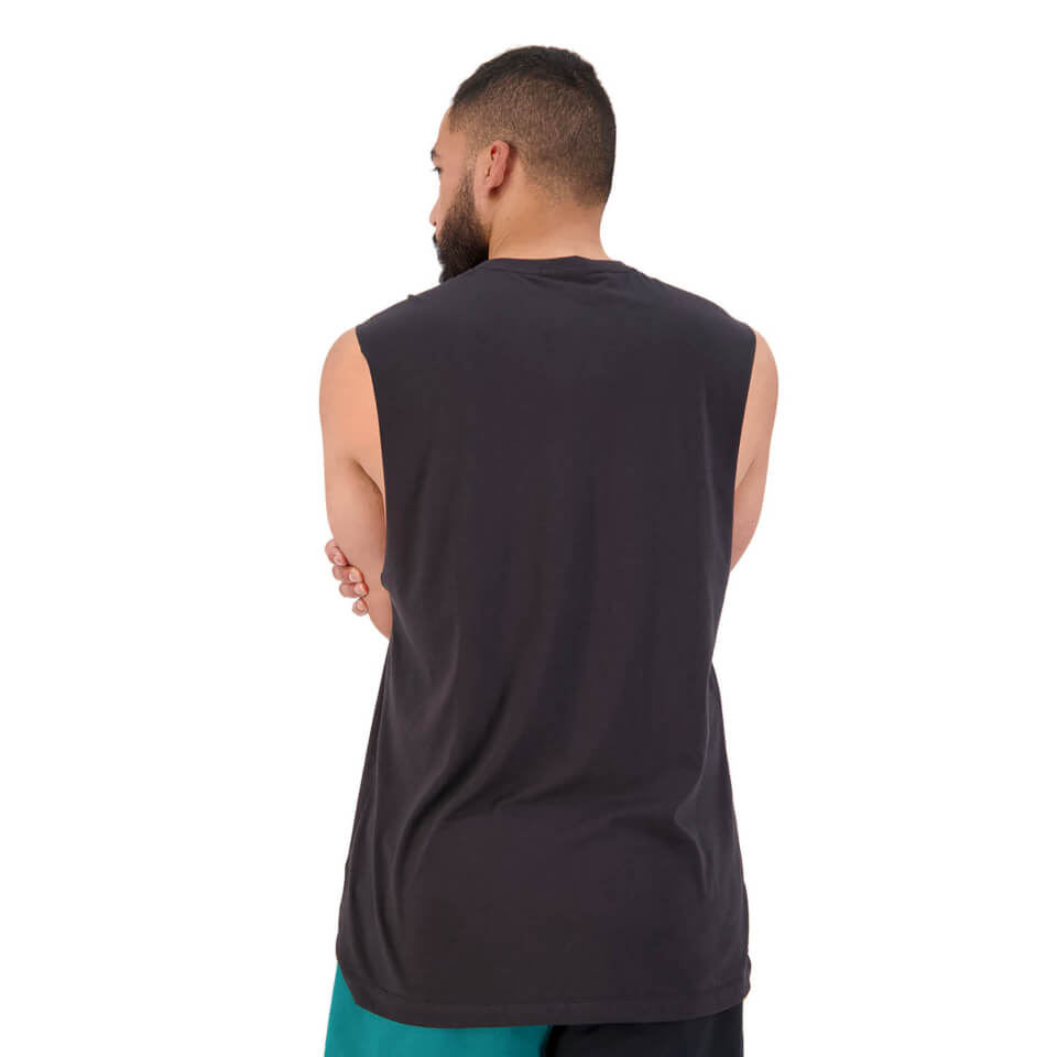 Mens Revolt Singlet in Black