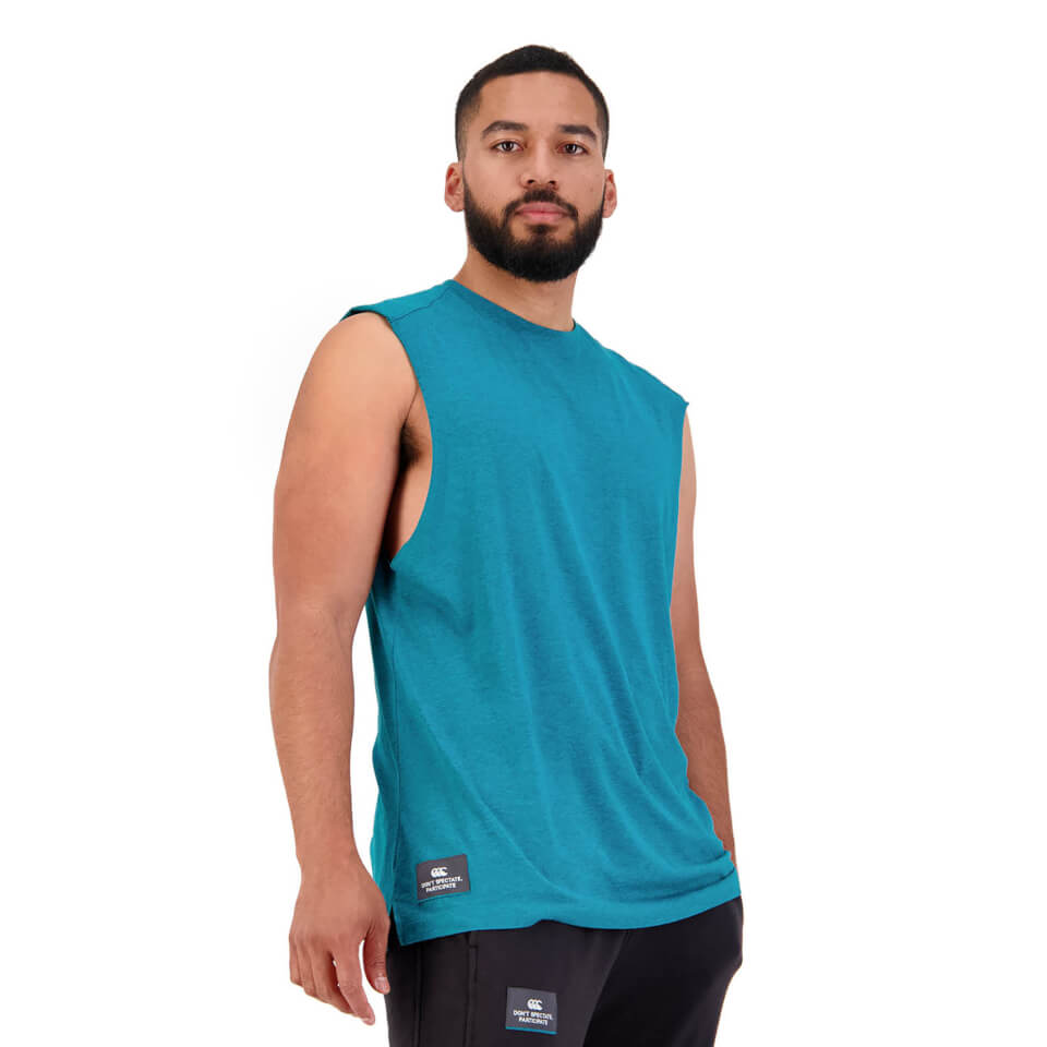 MENS REVOLT SINGLET - GREEN