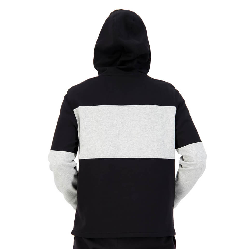 MENS OF NZ OVER HEAD HOODIE - BLACK