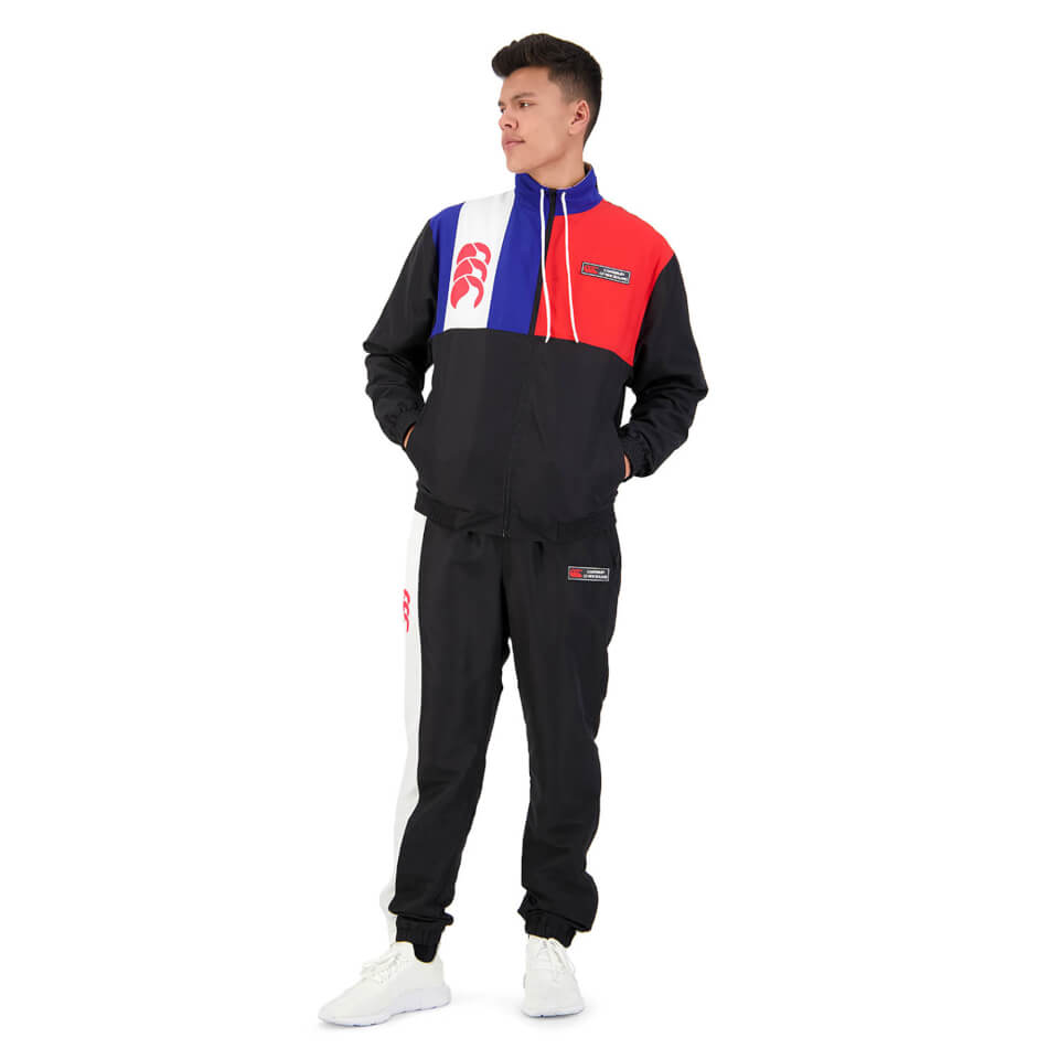 Mens of NZ Woven Track Jacket in Black