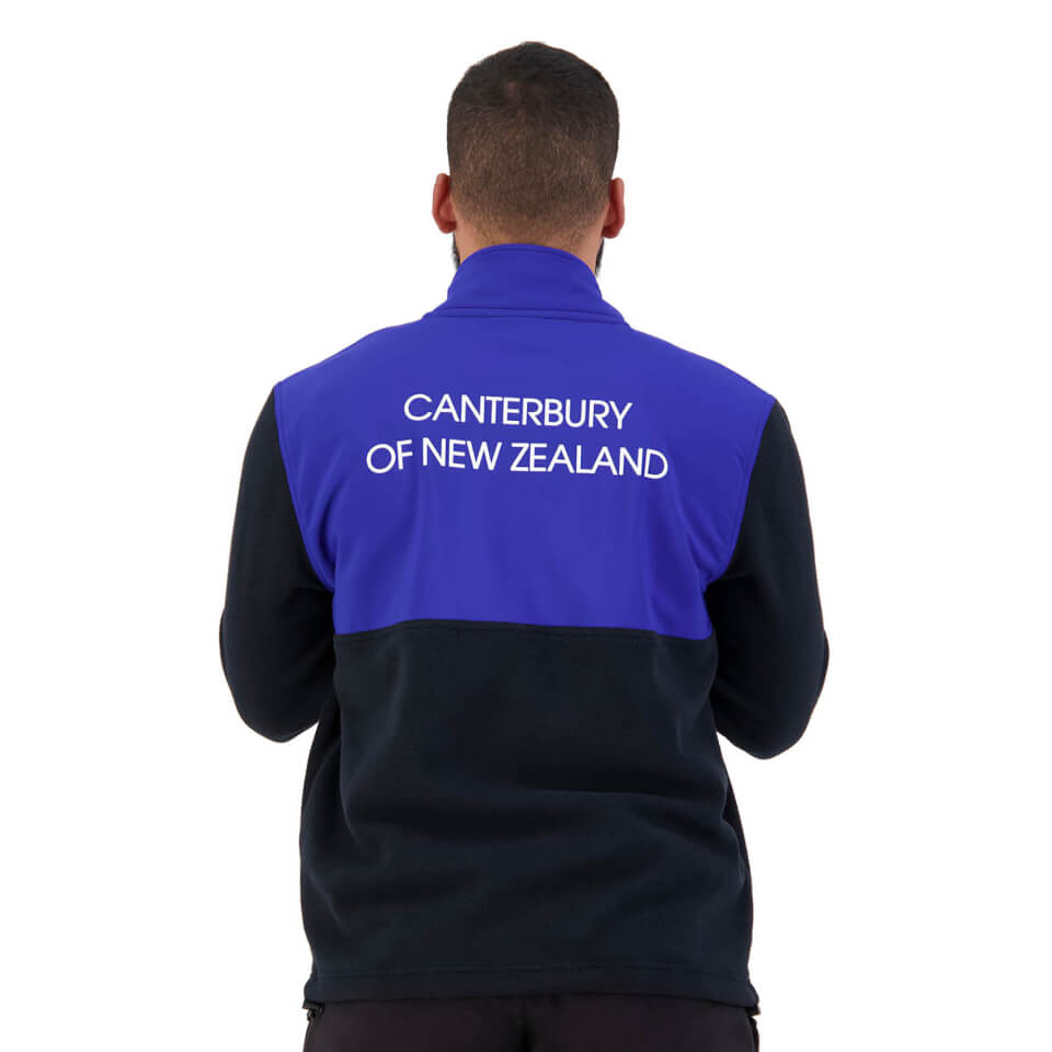 Mens of NZ 1/4 Zip Fleece in Black