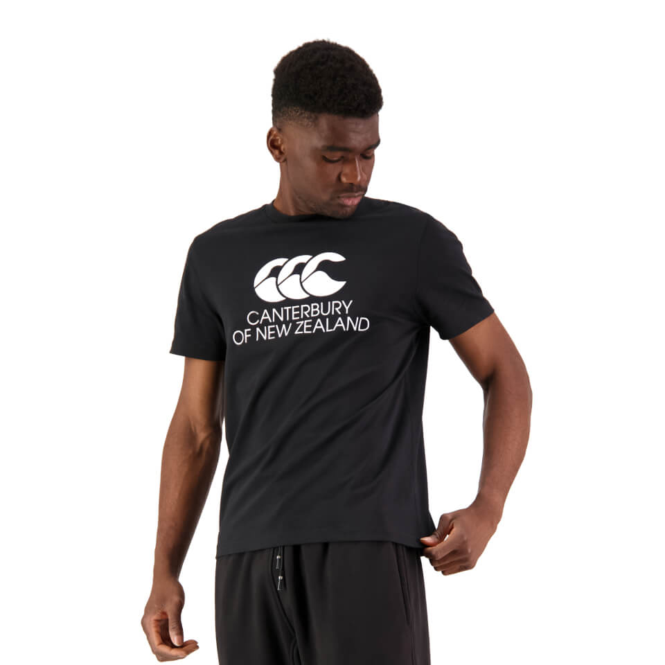 Men's CCC Anchor T-Shirt in Jet Black