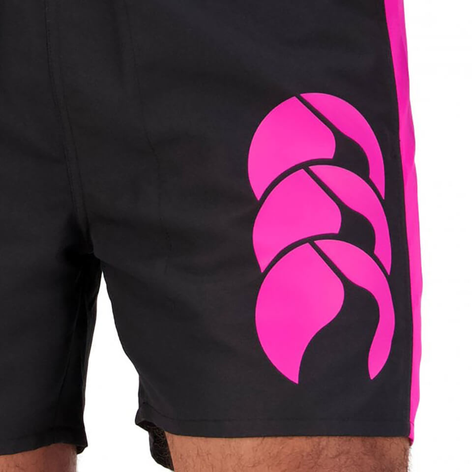 MENS PANEL TACTIC SHORT - BLACK/PINK