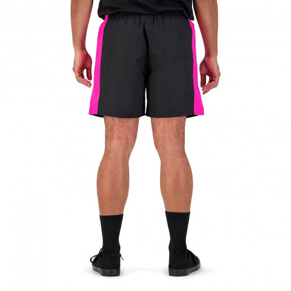 MENS PANEL TACTIC SHORT - BLACK/PINK